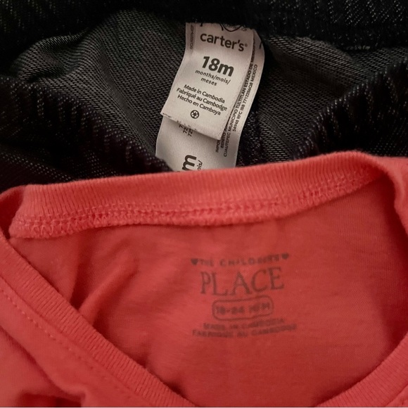 Outfit 2 Pc 18-24 Mo Pants SS Tee - Picture 3 of 6